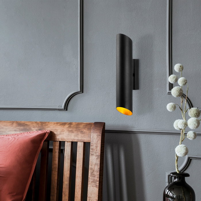 Opviq Cut - 11820 Lámpara de pared Negro y Oro Opviq Cut - 11820 Lámpara de pared Negro y Oro